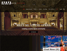 Tablet Screenshot of meetmeattheopera.com